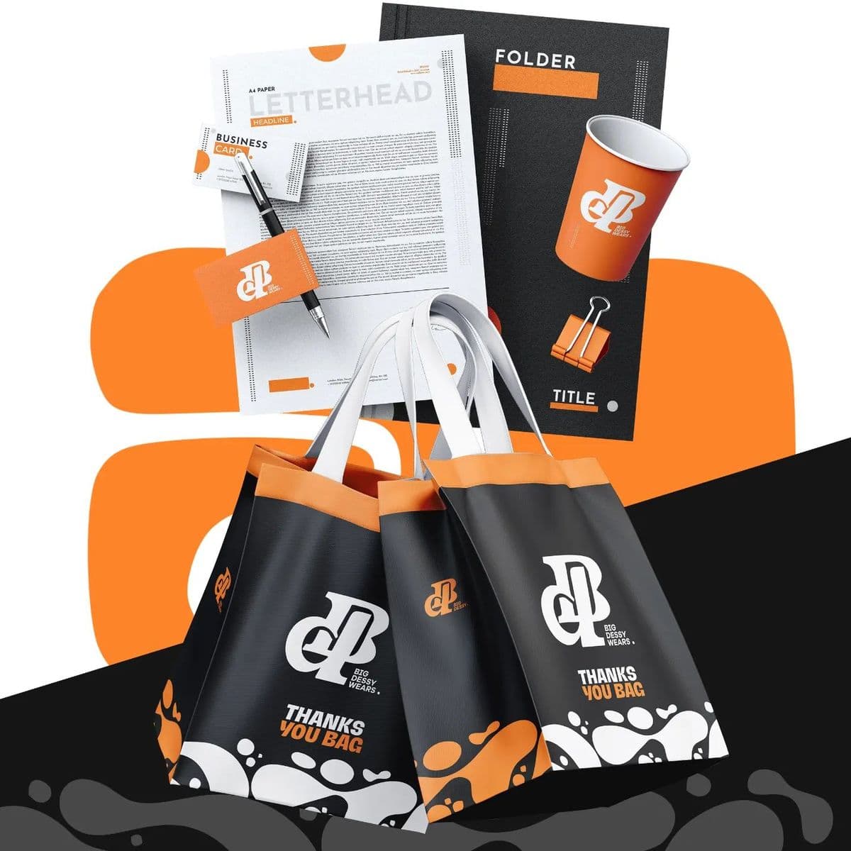 Visual identity — stationery and packaging
