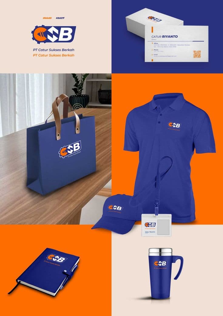 Visual identity — brand applications