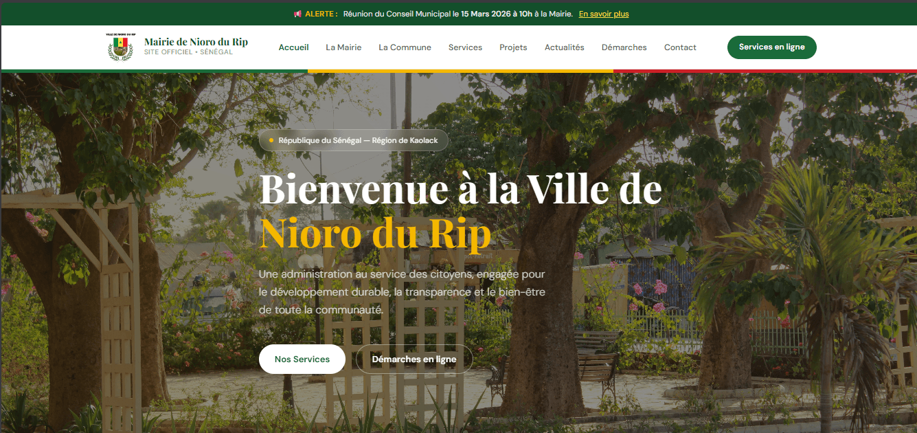 Municipal Platforms — Nioro du Rip City Hall